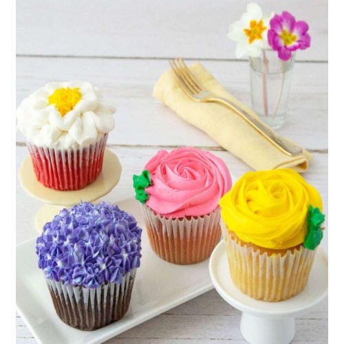 JUMBO Flower Cupcakes